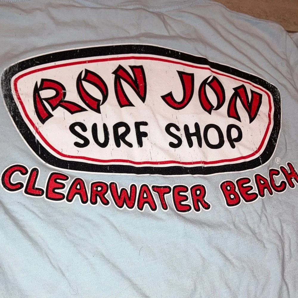 Ron Jon Surf Shop Light Blue Short Sleeve Tee - Picture 6 of 6